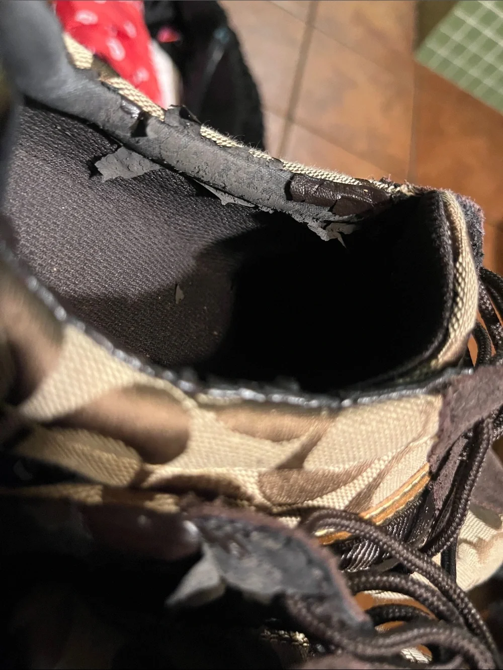 Coach Jayme Signature Jacquard Khaki Brown Gold Sneakers Q582 - Picture 4 of 6